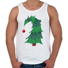 PRINTFASHION Grincsfa  - Férfi atléta - Fehér