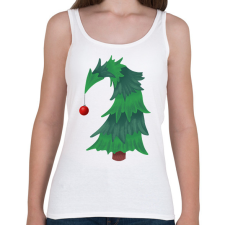 PRINTFASHION Grincsfa  - Női atléta - Fehér női trikó