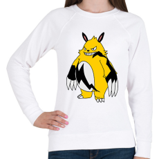 PRINTFASHION Grizzbolt - Női pulóver - Fehér