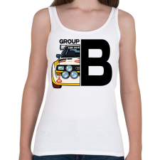 PRINTFASHION group b rally - Női atléta - Fehér női trikó