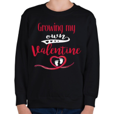 PRINTFASHION Growing my own  - Gyerek pulóver - Fekete gyerek pulóver, kardigán