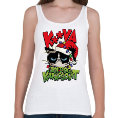 PRINTFASHION Grumpy karácsony - Női atléta - Fehér