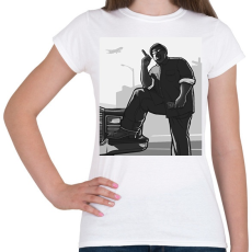 PRINTFASHION GTA - BIG SMOKE - Női póló - Fehér