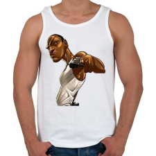 PRINTFASHION GTA - CJ - Férfi atléta - Fehér atléta, trikó