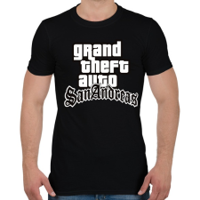 PRINTFASHION GTA  - Férfi póló - Fekete férfi póló