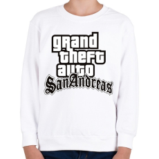 PRINTFASHION GTA  - Gyerek pulóver - Fehér