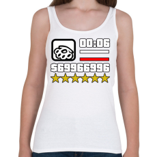 PRINTFASHION Gta Hud - Női atléta - Fehér