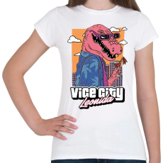 PRINTFASHION GTA Leonida - Női póló - Fehér