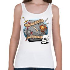 PRINTFASHION Guess i'll die - Női atléta - Fehér