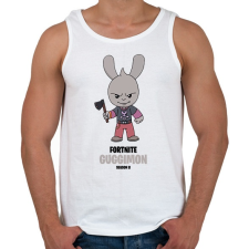 PRINTFASHION Guggimon - Fortnite Season 8 - Férfi atléta - Fehér atléta, trikó