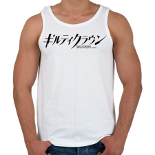 PRINTFASHION Guilty Crown logo - Férfi atléta - Fehér atléta, trikó