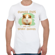 PRINTFASHION Guinea pigs are my spirit animal - Férfi póló - Fehér férfi póló