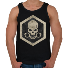 PRINTFASHION Gulag logo - Férfi atléta - Fekete atléta, trikó