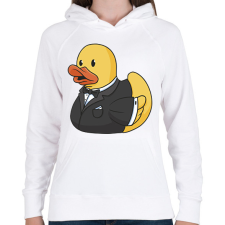 PRINTFASHION Gumikacsa vőlegény - Női kapucnis pulóver - Fehér női póló