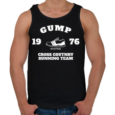 PRINTFASHION Gump 1976 - Férfi atléta - Fekete atléta, trikó