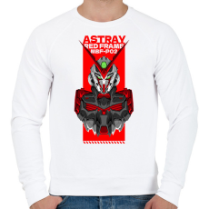 PRINTFASHION Gundam Astray  - Férfi pulóver - Fehér