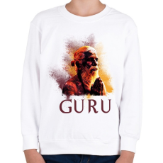 PRINTFASHION GURU - Gyerek pulóver - Fehér