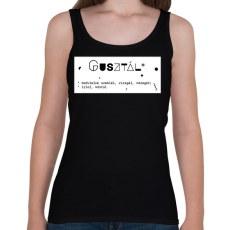 PRINTFASHION Gusztál - Női atléta - Fekete