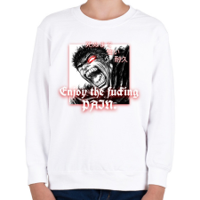 PRINTFASHION Guts minta (Berserk) - Gyerek pulóver - Fehér gyerek pulóver, kardigán
