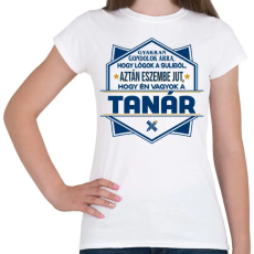 PRINTFASHION gyakran gondolok arra hogy lógok a suliból - Női póló - Fehér