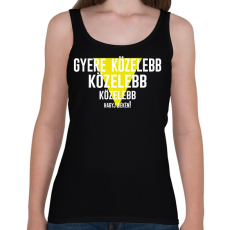 PRINTFASHION Gyere közelebb - fehér - Női atléta - Fekete