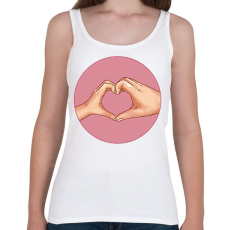 PRINTFASHION Gyerek és szülő szeretet - Női atléta - Fehér