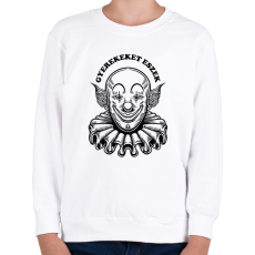 PRINTFASHION Gyerekeket eszek - Gyerek pulóver - Fehér