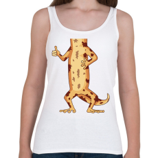 PRINTFASHION Gyíkember - Női atléta - Fehér