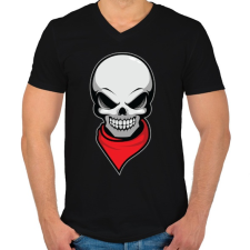 PRINTFASHION Gyilkos bandita - Férfi V-nyakú póló - Fekete férfi póló