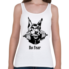 PRINTFASHION Gym dog - Női atléta - Fehér