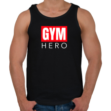 PRINTFASHION GYM HERO - Férfi atléta - Fekete atléta, trikó