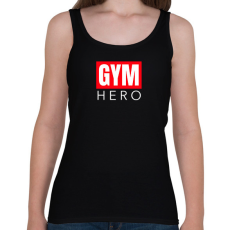PRINTFASHION GYM HERO - Női atléta - Fekete