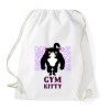 PRINTFASHION GYM KITTY - Sportzsák, Tornazsák - Fehér