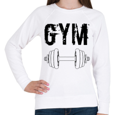 PRINTFASHION Gym - Női pulóver - Fehér női pulóver, kardigán