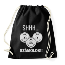 PRINTFASHION GYM things - Sportzsák, Tornazsák - Fekete tornazsák