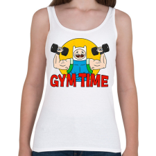 PRINTFASHION Gym Time - Női atléta - Fehér női trikó