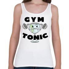 PRINTFASHION Gym tonic - Női atléta - Fehér női trikó