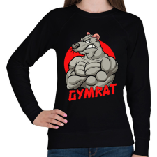 PRINTFASHION Gymrat 2 - Női pulóver - Fekete női pulóver, kardigán