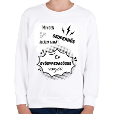 PRINTFASHION Gyógypedagógus - Gyerek pulóver - Fehér gyerek pulóver, kardigán