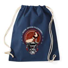 PRINTFASHION Gyors öröm - Sportzsák, Tornazsák - Sötétkék tornazsák