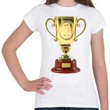 PRINTFASHION Győztes - Női póló - Fehér női póló