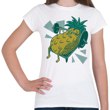 PRINTFASHION Gyúró ananász - Női póló - Fehér női póló