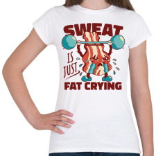 PRINTFASHION Gyúró bacon - Női póló - Fehér női póló