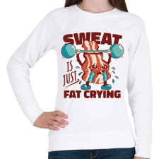 PRINTFASHION Gyúró bacon - Női pulóver - Fehér női póló