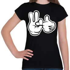 PRINTFASHION Ha érted..  - Női póló - Fekete
