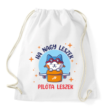 PRINTFASHION Ha nagy leszek - Sportzsák, Tornazsák - Fehér tornazsák