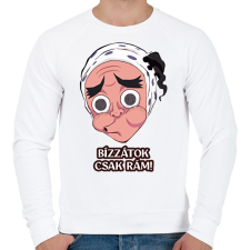 PRINTFASHION Haganezuka póló - Férfi pulóver - Fehér férfi pulóver, kardigán