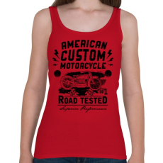 PRINTFASHION Hagyományos amerikai motor - Női atléta - Cseresznyepiros