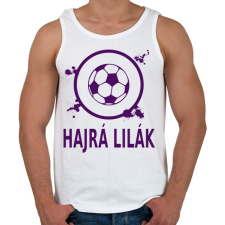 PRINTFASHION HAJRÁ LILÁK - Férfi atléta - Fehér atléta, trikó