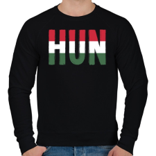 PRINTFASHION Hajrá Magyarország! - Férfi pulóver - Fekete férfi pulóver, kardigán